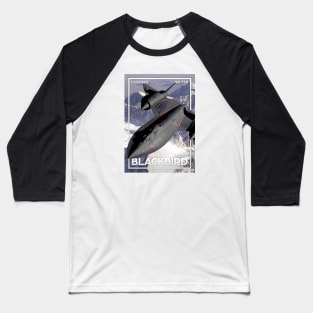 SR71B Blackbird Baseball T-Shirt